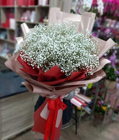 Букет цветов из: Гипсофила в Каменецкий