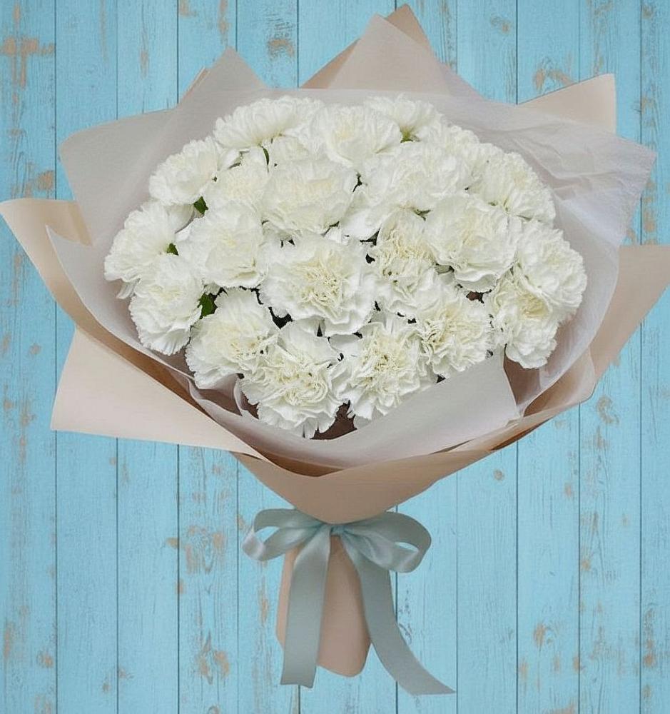 Букет цветов из: Гвоздики в Каменецкий