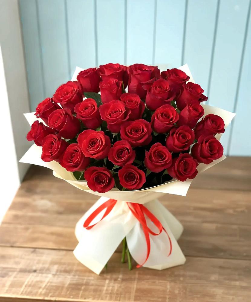 Букет 29 Красных роз в Каменецкий