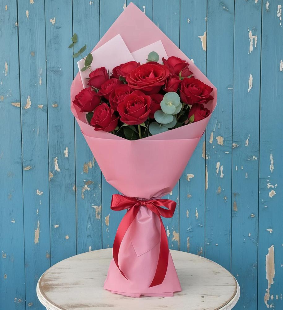 Букет цветов из: Розы в Каменецкий