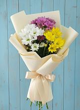 Букет цветов из:  Хризантемы в Каменецкий