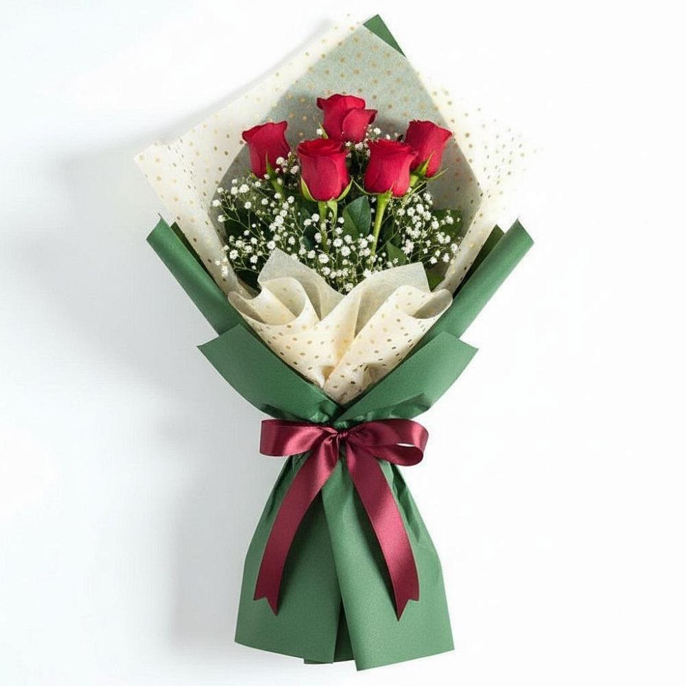 Букет цветов из: Розы в Каменецкий