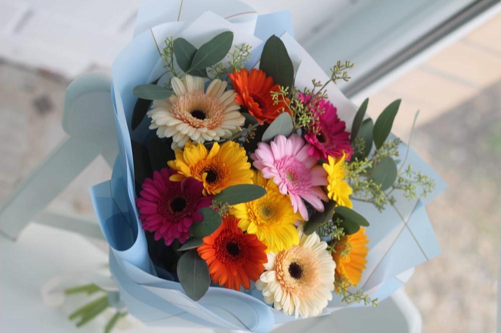 Букет цветов из: Герберы в Каменецкий