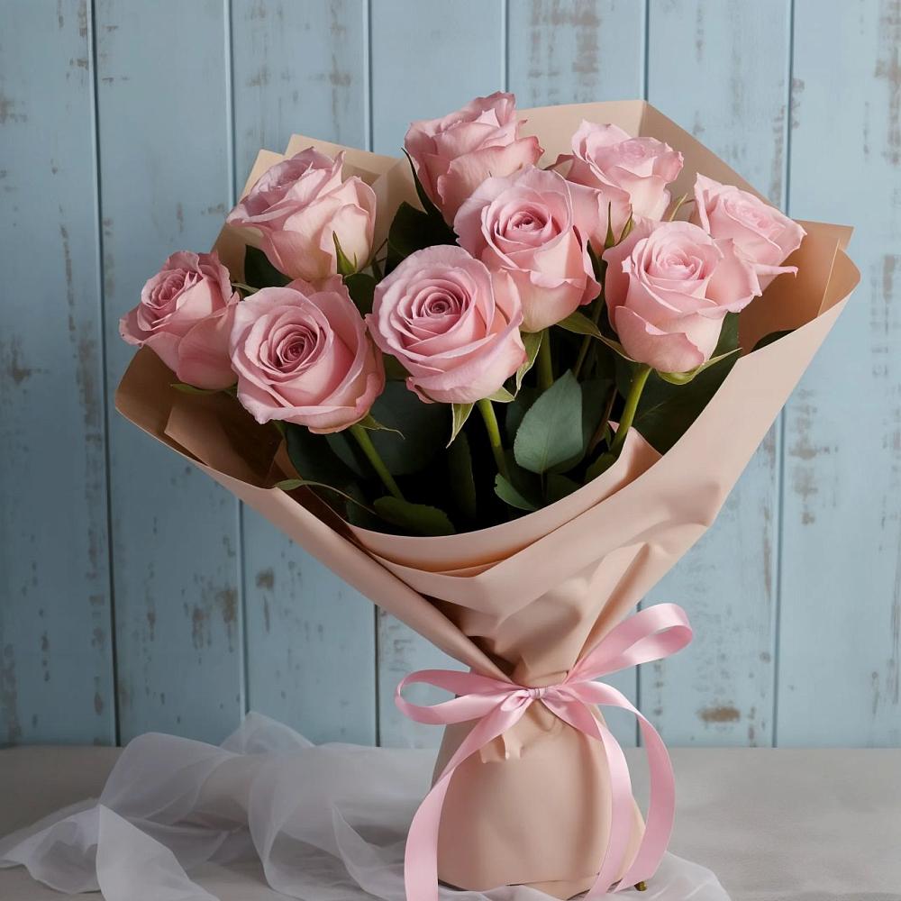 Букет цветов из: Розы в Каменецкий