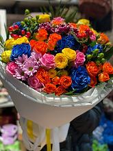 Букет цветов из:  Розы и Хризантемы #REPLACE_PRED# Каменецкий