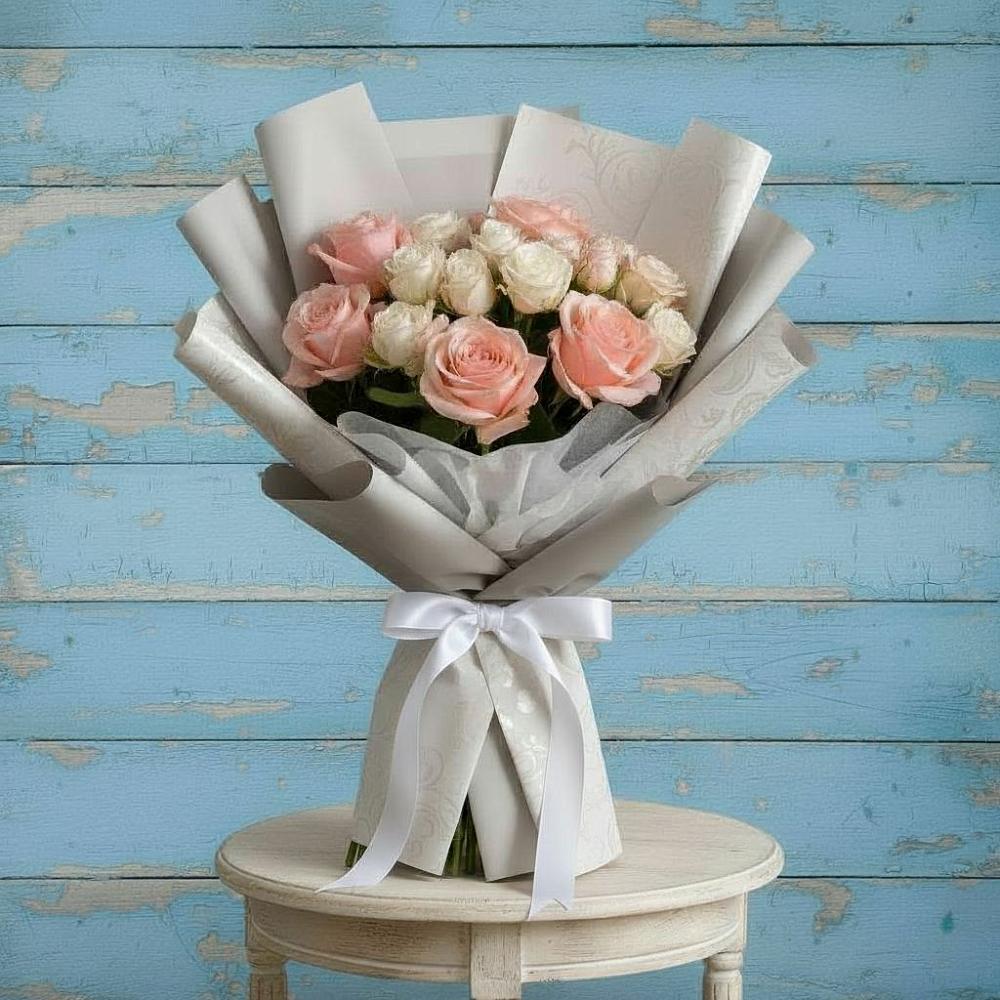 Букет цветов из: Розы в Каменецкий