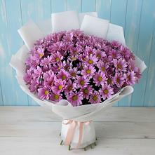 Букет цветов из:  Хризантемы в Каменецкий