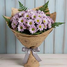 Букет цветов из:  Хризантемы в Каменецкий