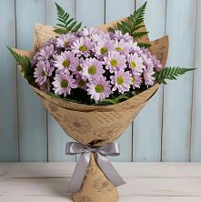 Букет цветов из:  Хризантемы в Каменецкий