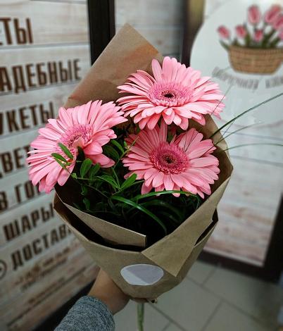 Букет цветов из: Герберы в Каменецкий