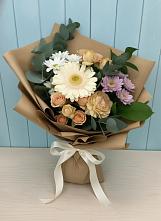 Букет цветов из:  Герберы и Хризантемы в Каменецкий