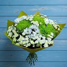 Букет цветов из:  Хризантемы в Каменецкий