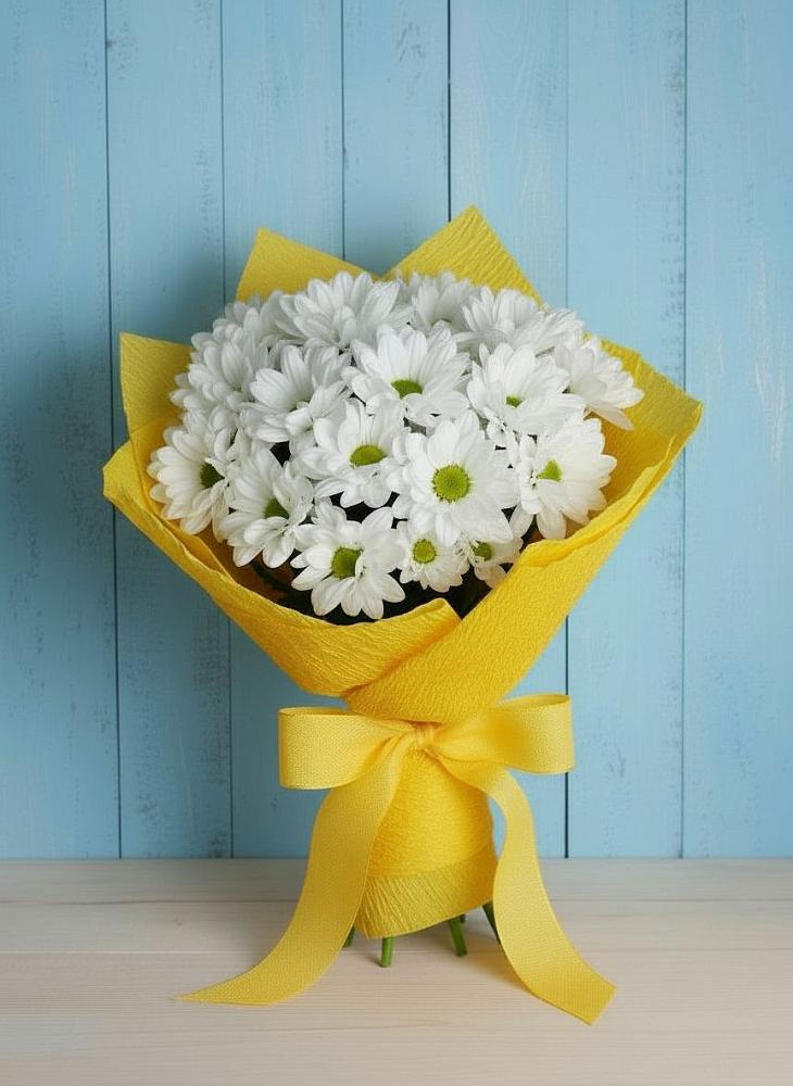 Букет цветов из: Хризантемы в Каменецкий