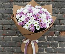 Букет цветов из:  Хризантемы в Каменецкий