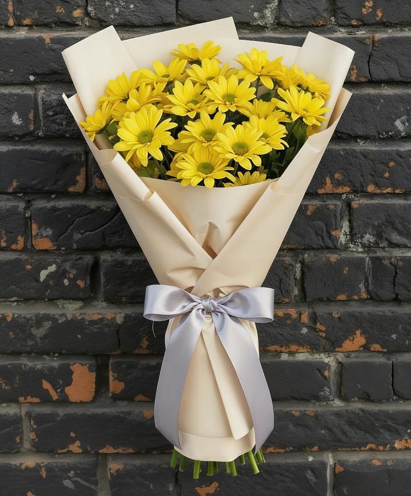 Букет цветов из: Хризантемы в Каменецкий