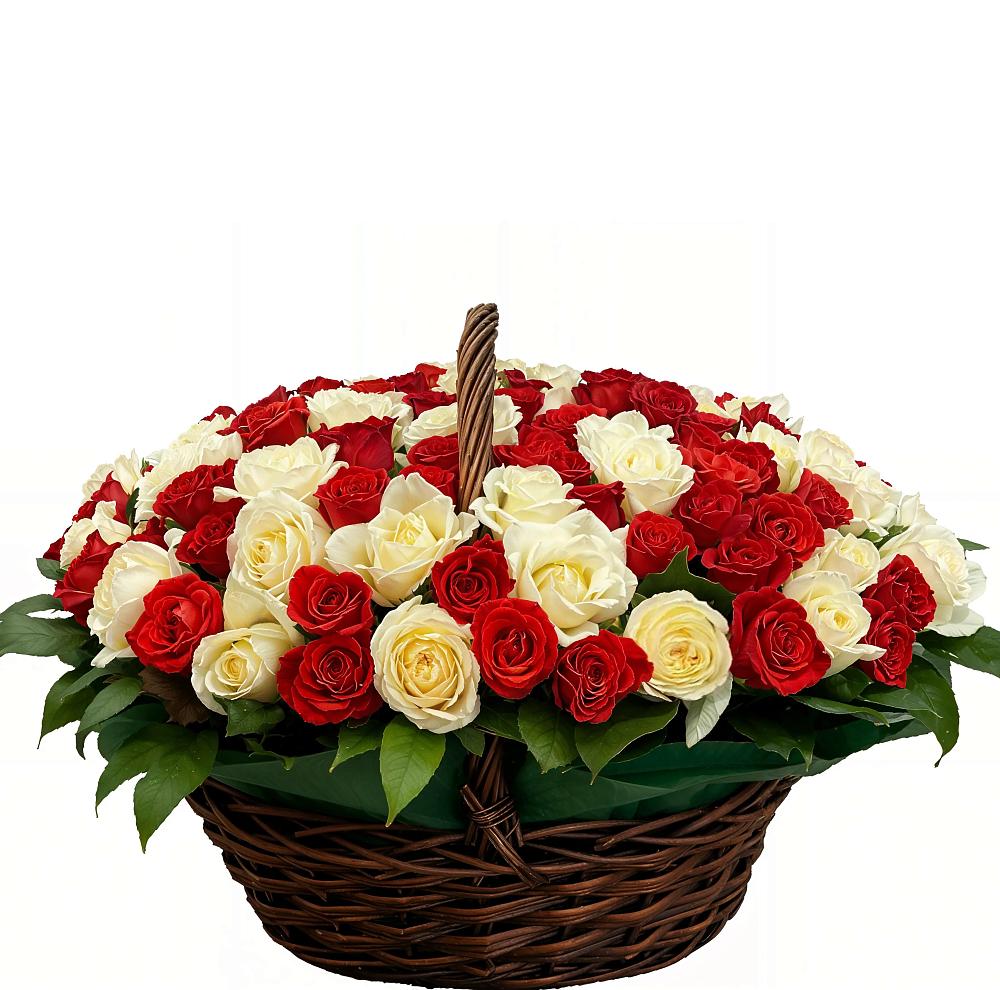 Премиум букет из: Розы в Каменецкий