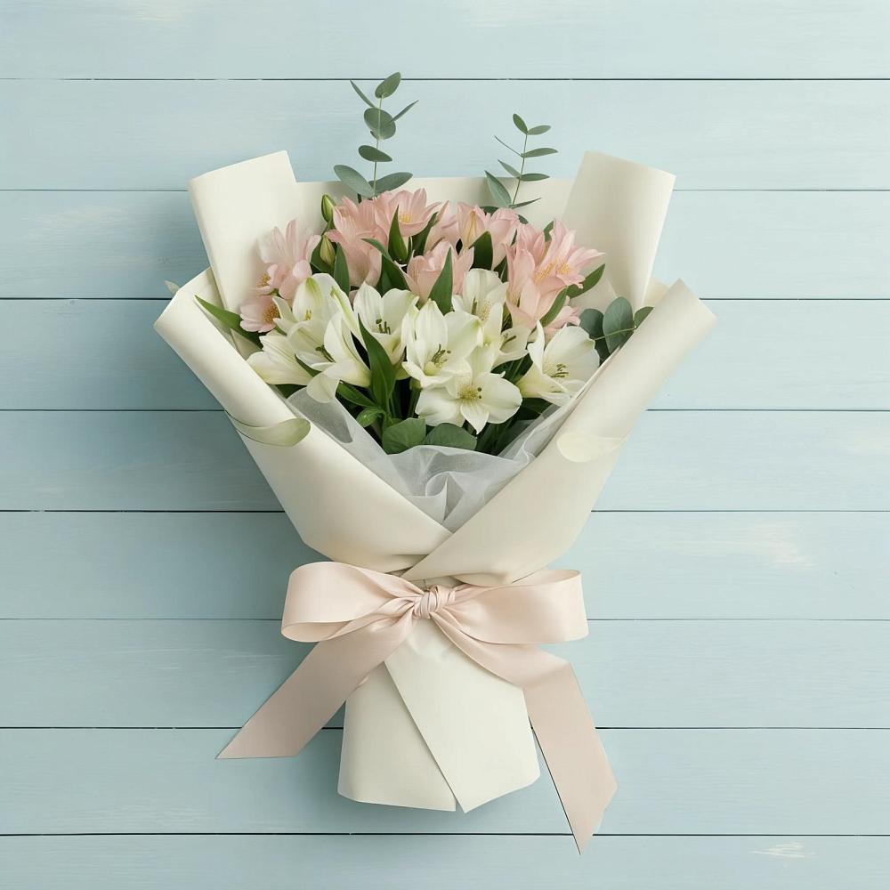 Букет цветов из: Альстромерии в Каменецкий